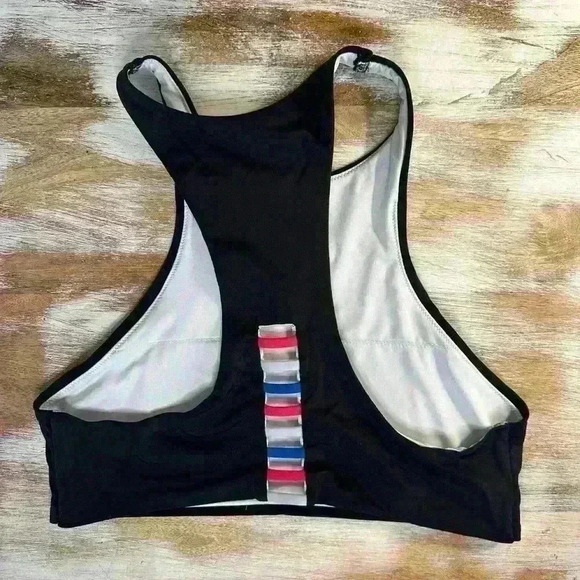 Victoria’s Secret PINK USA Patriotic Sports Bra - Size Medium Cups A-C - Picture 3 of 7